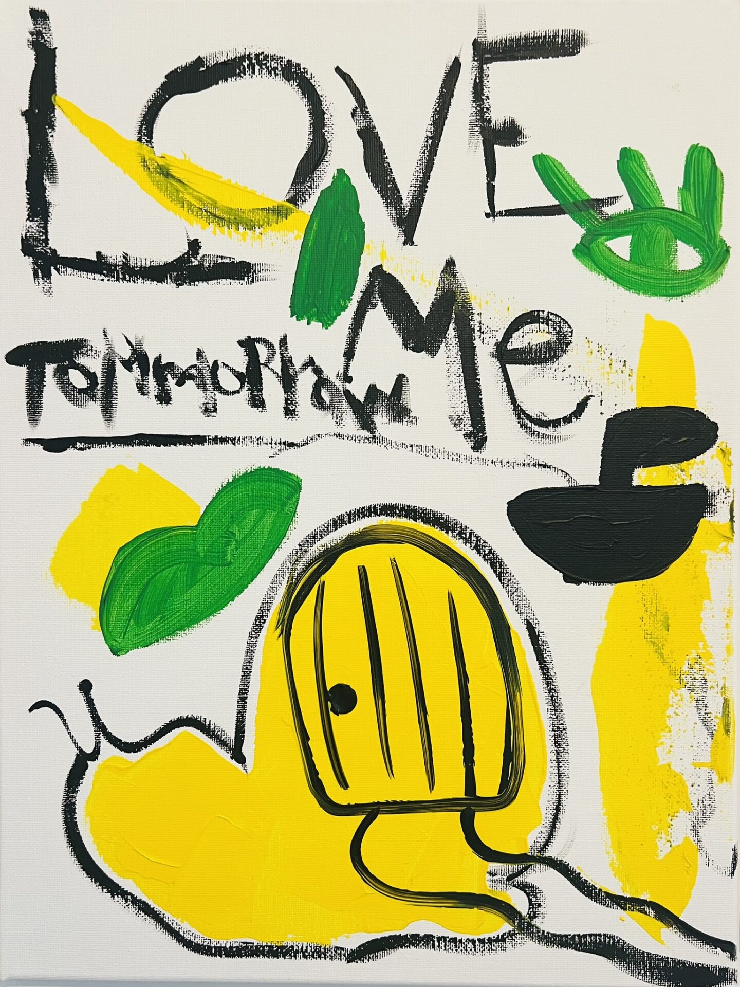 Love Me Tomorrow, acrylic on canvas, 40 x 30 cm, by Maria Deligianni